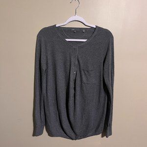 Vince Medium Grey Henley